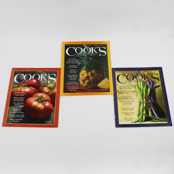 Lot of 6 Cook's Illustrated Magazines Jan/Feb 2021 to Nov/Dec 2022