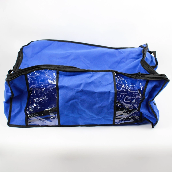 Super Pack Blue Underbed Clothes Storage Bag 10" x 19" x 25"