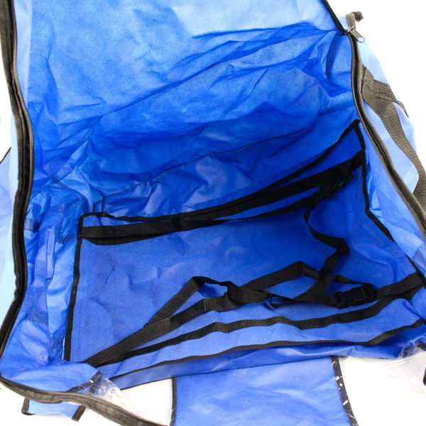 Super Pack Blue Underbed Clothes Storage Bag 10" x 19" x 25"
