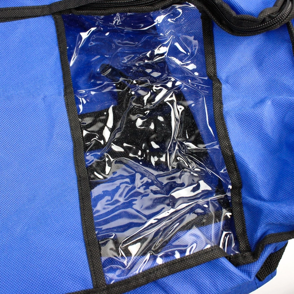 Super Pack Blue Underbed Clothes Storage Bag 10" x 19" x 25"