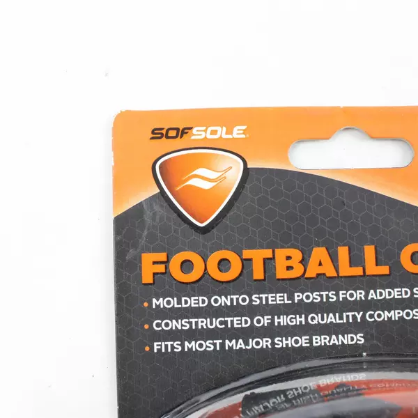 Sof Sole Football Cleats 14 Pack 1/2" Black Replacement Cleats + Wrench