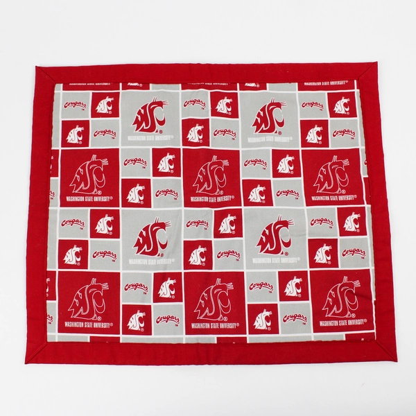 Lot Of 2 Matching Washington State University WSU Cougars Red/Gray Placemats