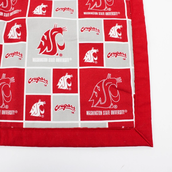 Lot Of 2 Matching Washington State University WSU Cougars Red/Gray Placemats
