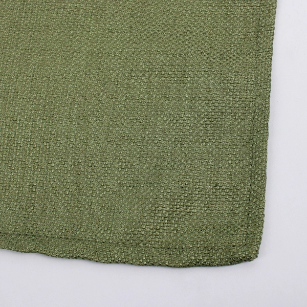 Unbranded Solid Olive Green Color Fabric Tablecloth 80" x 116"