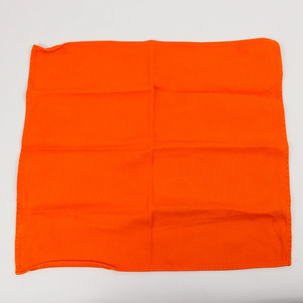 Lot Of 4 DII For The Home Red & Orange Fabric Napkins 100% Cotton 15" x 16"