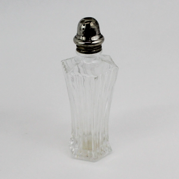 Mikasa Diamond Fire Salt and Pepper Clear Shakers 6" Tall