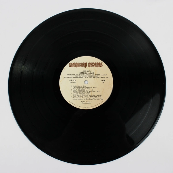 Gregg Allman Vinyl LP Laid Back 1973 Capricorn Records CP 0116