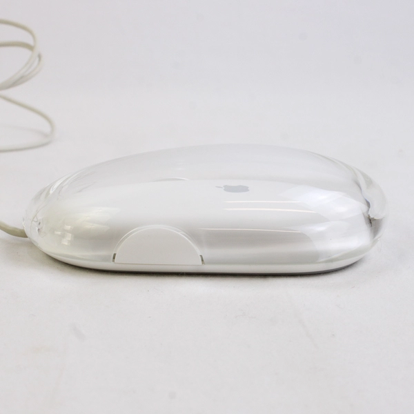 Vintage Apple Pro Mouse Model M5769 Clear White USB (Tested Works)