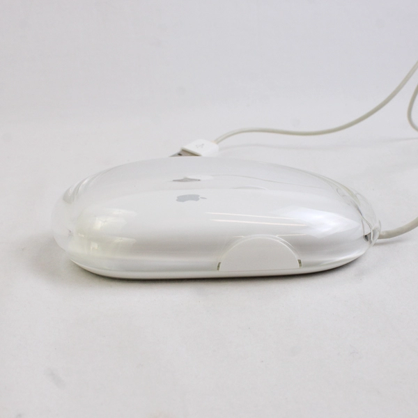 Vintage Apple Pro Mouse Model M5769 Clear White USB (Tested Works)