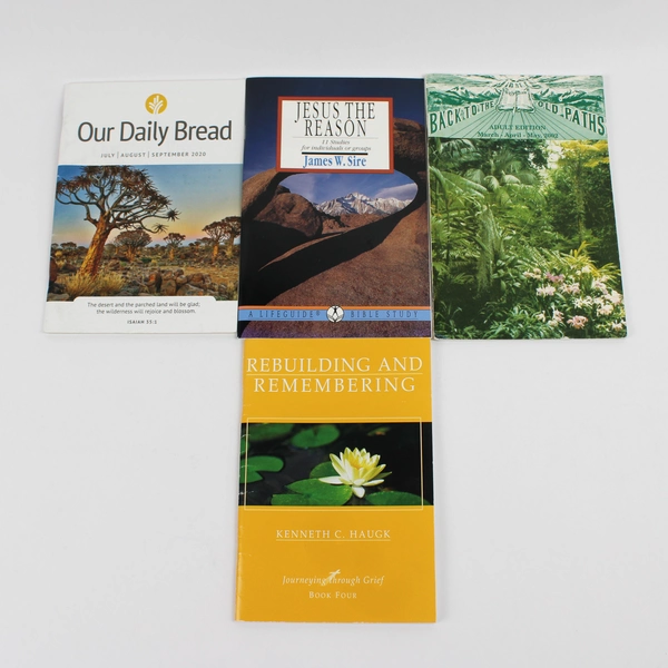 Lot of 12 Christian Religious Bible Study Guides & Booklets Paperback