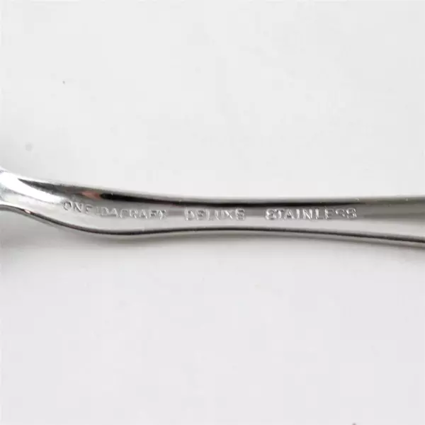 Set of 7 Oneida Shasta Stainless Oval Soup Spoons 6.75"