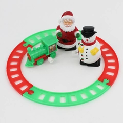 Wind Up Christmas Toys For Stocking Stuffers Train and Track Santa And Snowman