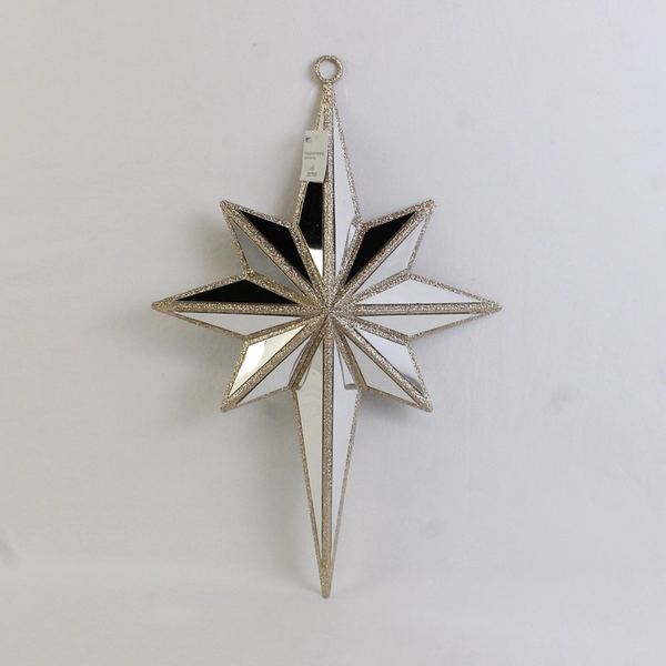 Gerson International Silver Holiday Wall Hanging Mirrored Star