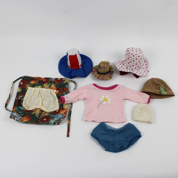 Lot of 24 Unbranded and Handmade 18” Doll Clothes Variety of Pieces