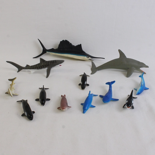 Lot of 36 Safari Ltd. Mixed Sea Creatures and Animals