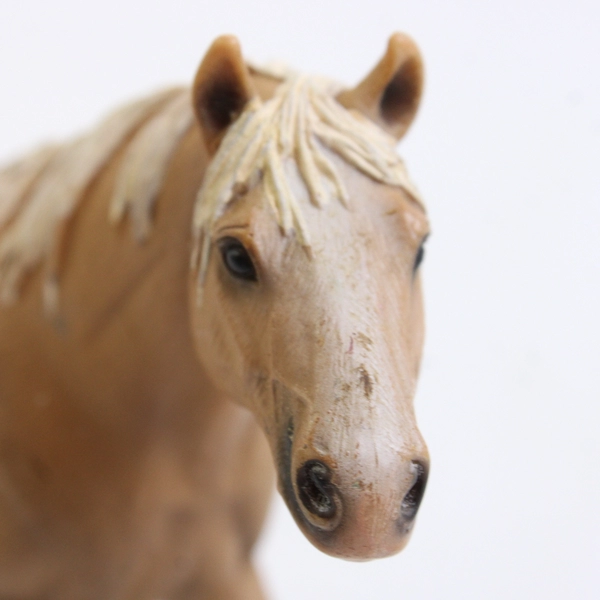 Schleich Horse Light Brown and White Stallion Figure 2006