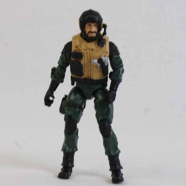 GI Joe 25th Pursuit of Cobra Tomahawk v1 Ghost Hawk Pilot 3.75 Action Figure