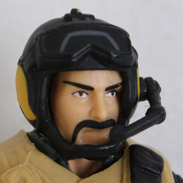 GI Joe 25th Pursuit of Cobra Tomahawk v1 Ghost Hawk Pilot 3.75 Action Figure
