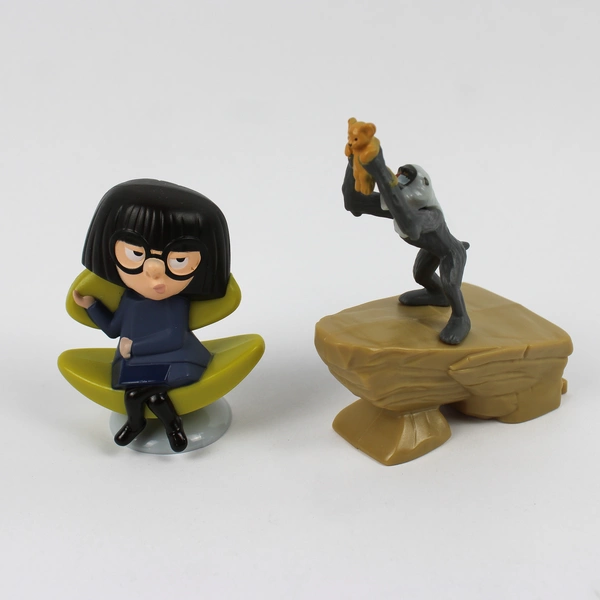 Lot of 8 Assorted McDonald's and Burger King Toys Mixed Dates 2000's