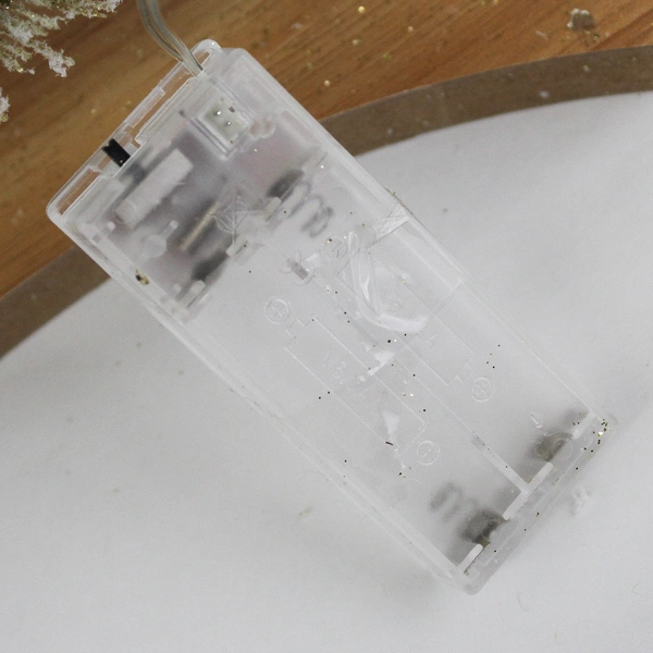 GTS Creative 3 Lighted And Glitter Christmas Trees Mantle Shelf Table Decoration