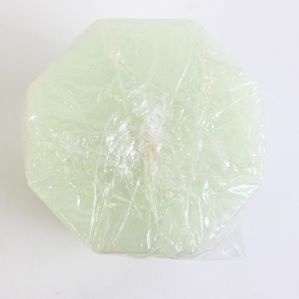 Unbranded Fruit Print Sides Pillar Candle Octagon Shaped 4.25" Tall