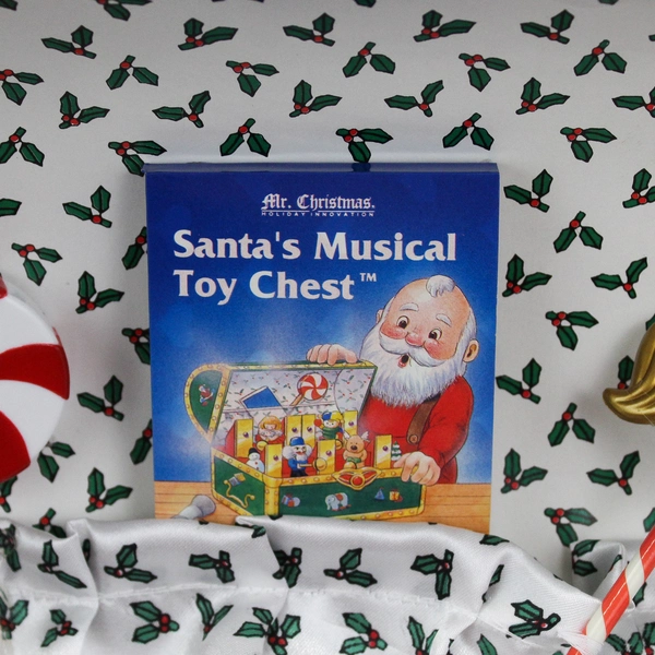 1994 Mr. Christmas Santa's Musical Toy Chest Animated 35 Songs Works