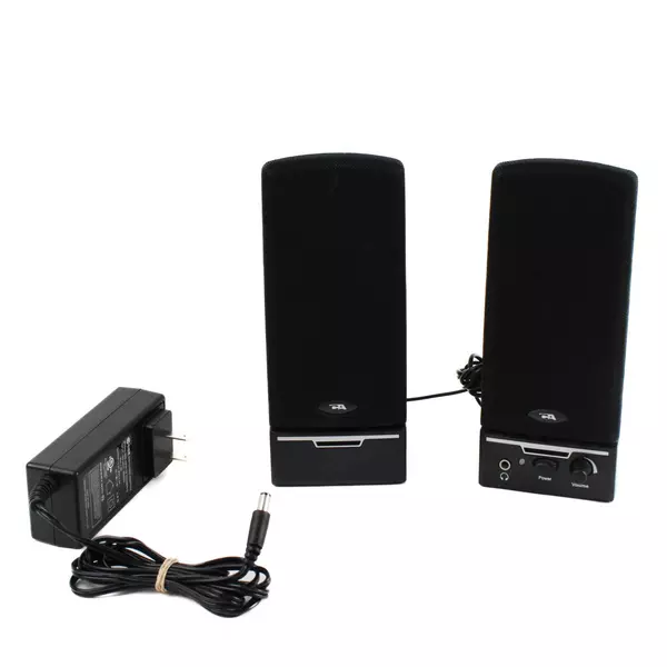 Cyber Acoustics CA-2014 Multimedia Desktop Computer Speakers Full Stereo Sound