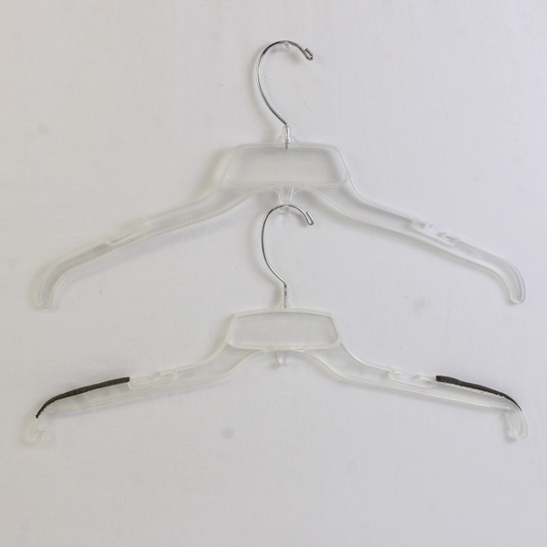 Lot of 10 Clear Plastic Clothes Hangers Closet Storage and Organization
