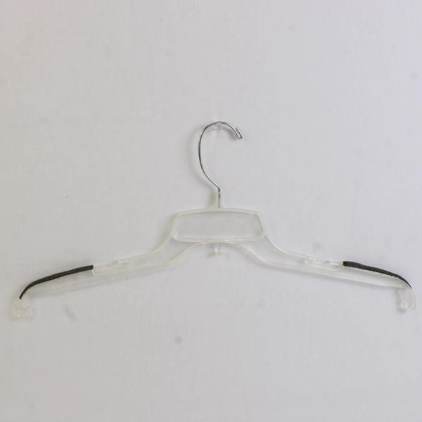 Lot of 10 Clear Plastic Clothes Hangers Closet Storage and Organization