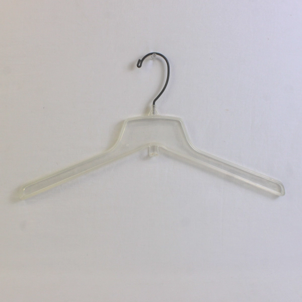 Lot of 10 Clear Plastic Clothes Hangers Closet Storage Organization