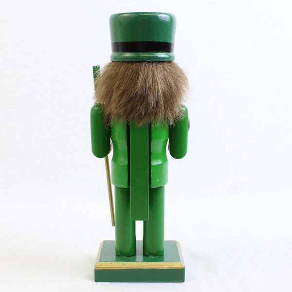 St. Patrick's Day Leprechaun Wooden Decorative Nutcracker 9"