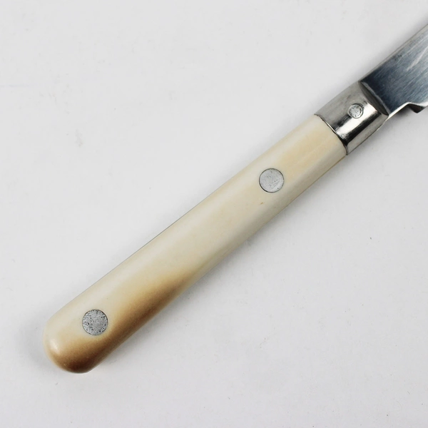 Lot of 2 Washington Forge Mardi Gras-White Pattern Steak Knives 8.25" 