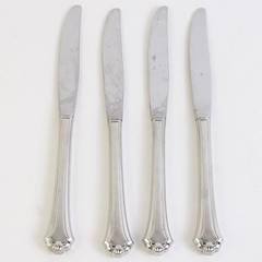 Lot Of 4 Oneida Silver Midtowne (Stainless) Flatware Dinner Knives 9" Long