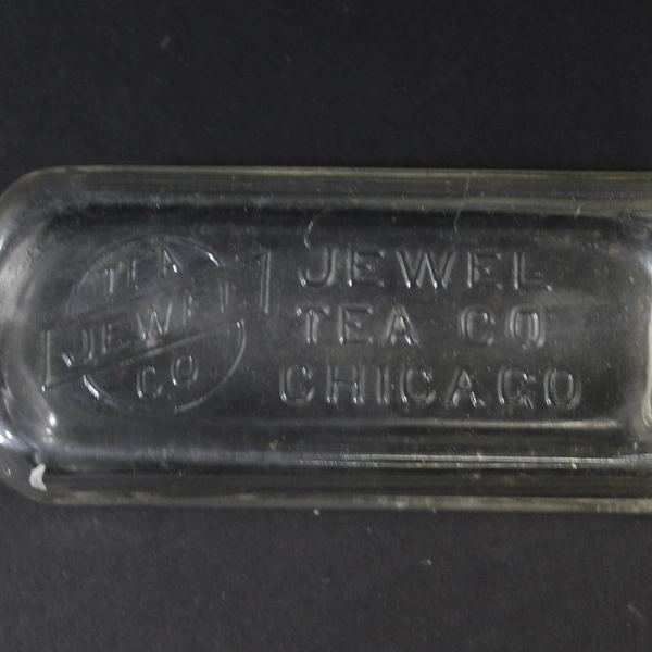  Vintage Jewel Tea Company Clear Glass Bottle