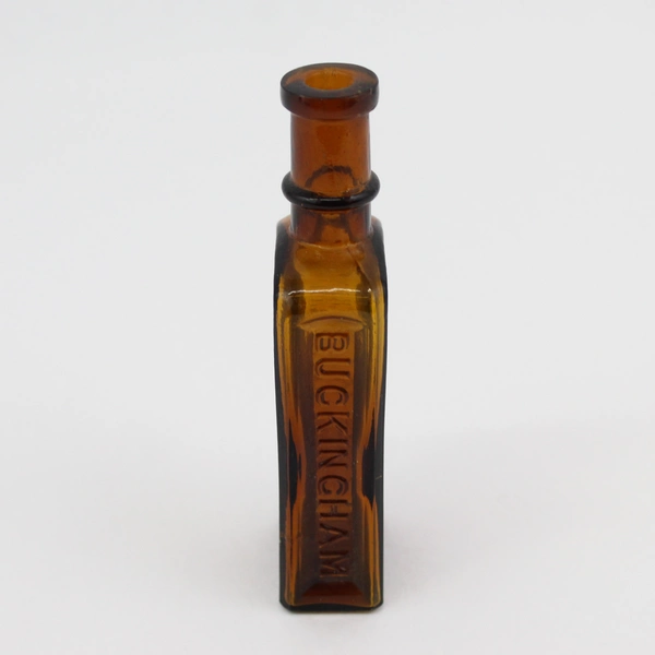 Antique Buckingham Whisker Dye bottle 1880s-1890s