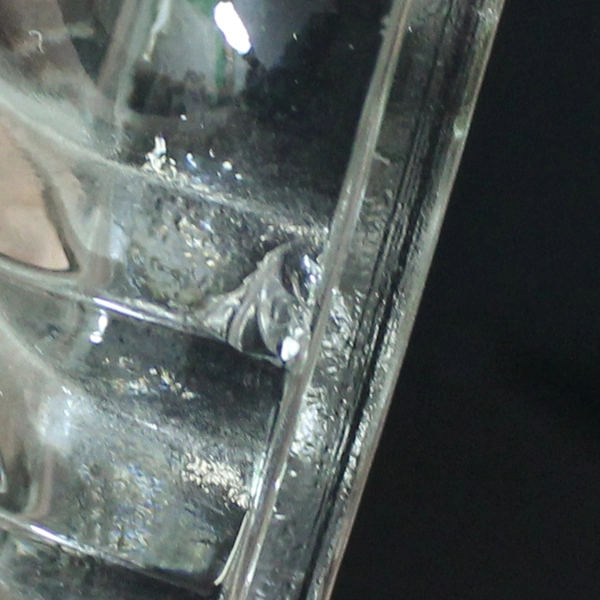 Vintage Anchor Hocking Old Cafe Lidded Candy Dish Clear 7 Inch