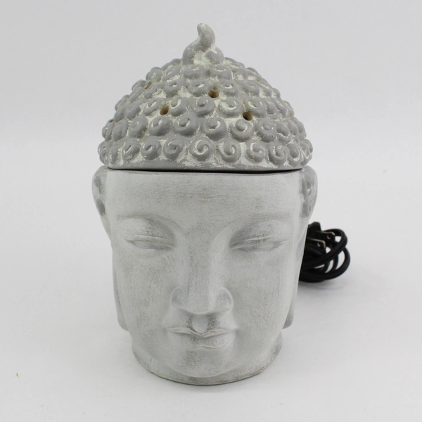 Scentsy Bali Buddha Head Wax Warmer 31610 Tested and Working In Original Box