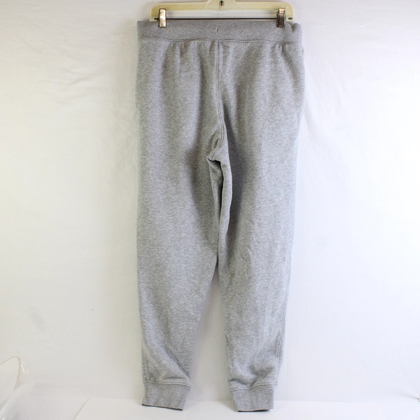 Fila Women's L Gray Jogger Leg Fleece Sweatpants with Drawstring Waist