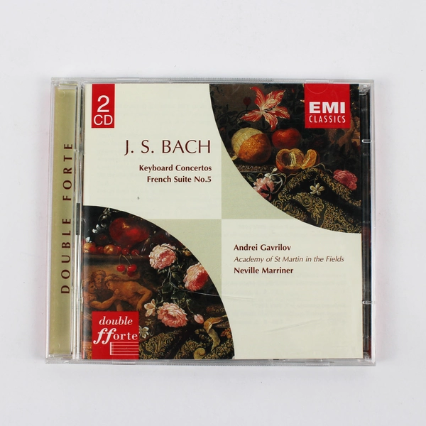 J S Bach Keyboard Concertos 2-CD Performed by Andrei Gavrilov Neville Marriner 