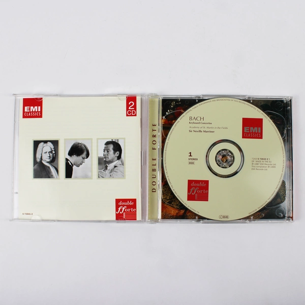 J S Bach Keyboard Concertos 2-CD Performed by Andrei Gavrilov Neville Marriner 