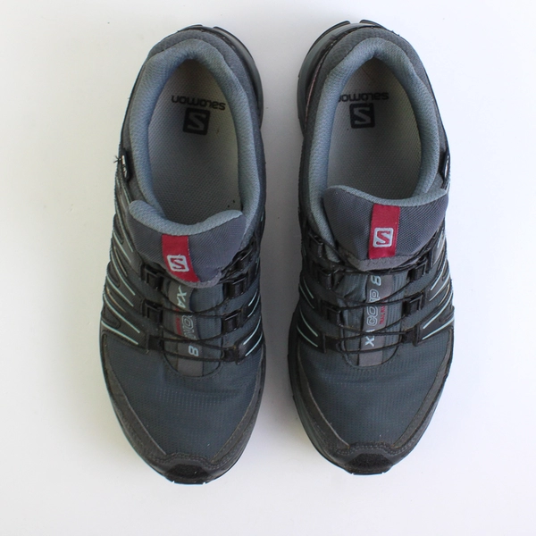 Salomon XA Comp 8 Trail Running Sneakers Contagrip Sole Dark Blue Women's 8.5