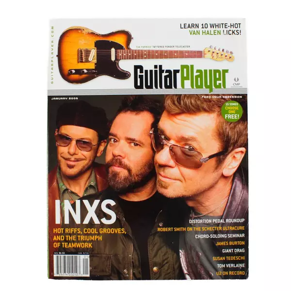 Guitar Player Magazine January 2006 INXS Van Halen Licks