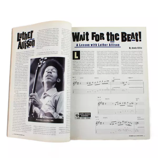 GUITAR PLAYER magazine December 1996 Curtis Mayfield Luther Allison Zz Top