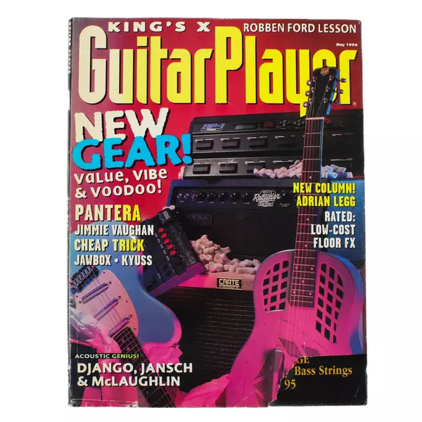 Guitar Player Magazine May 1994 King's X Pantera Cheap Trick