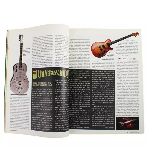 Guitar Player Magazine May 1994 King's X Pantera Cheap Trick