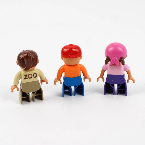 Lot of 3 Lego Duplo People Figures Izzy Zoo Keeper and Farmer
