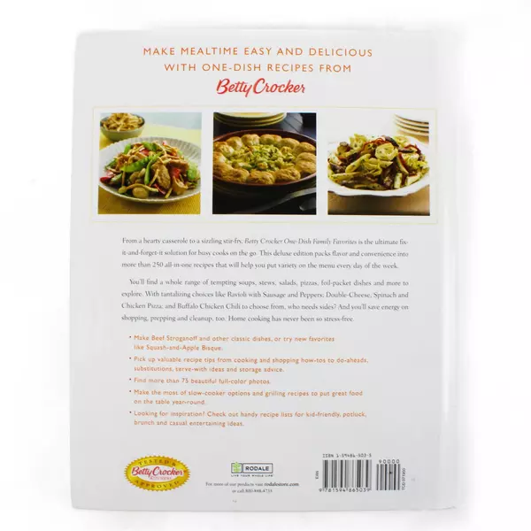 Betty Crocker One-Dish Family Favorites: Casseroles, Meals, Deluxe Edition