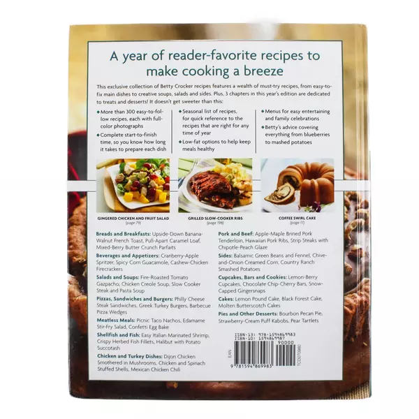 Betty Crocker's Annual Recipes 2009 by Betty Crocker Kitchens (Hardcover)