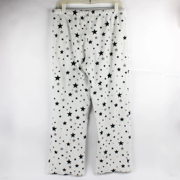 Sonoma Life + Style Women's M White with Star Pattern Pajama Pants