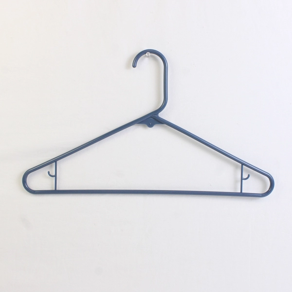 Mixed Lot of 10 Light Blue Plastic Clothes Hangers